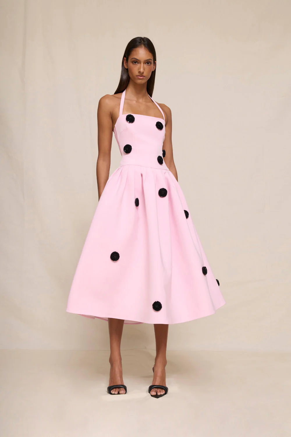 Anita Spot Halter Dress - Image 5