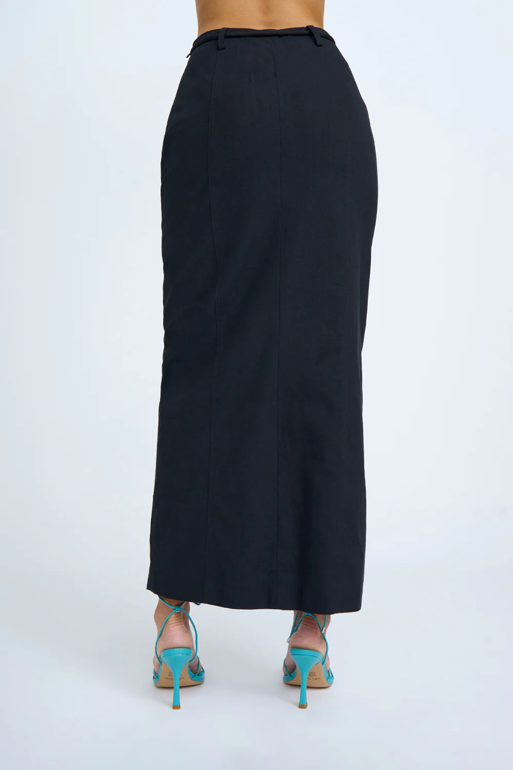 Asami Pocket Pencil Skirt | Final Sale - Black - Image 3