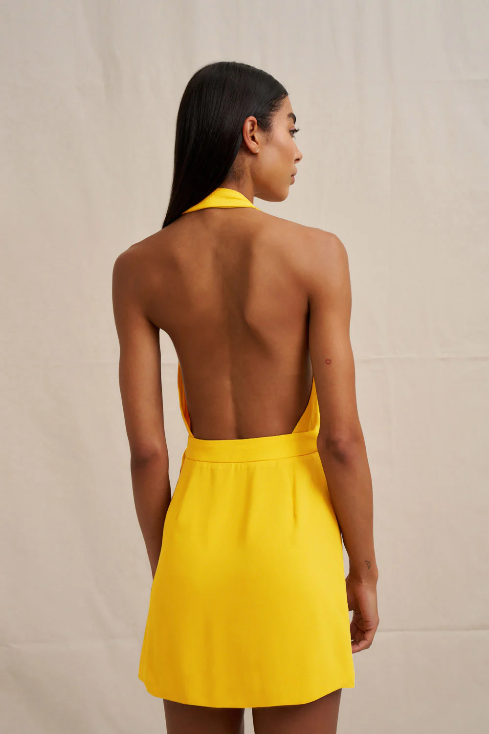 Azaria Wrap Mini Dress - Image 2