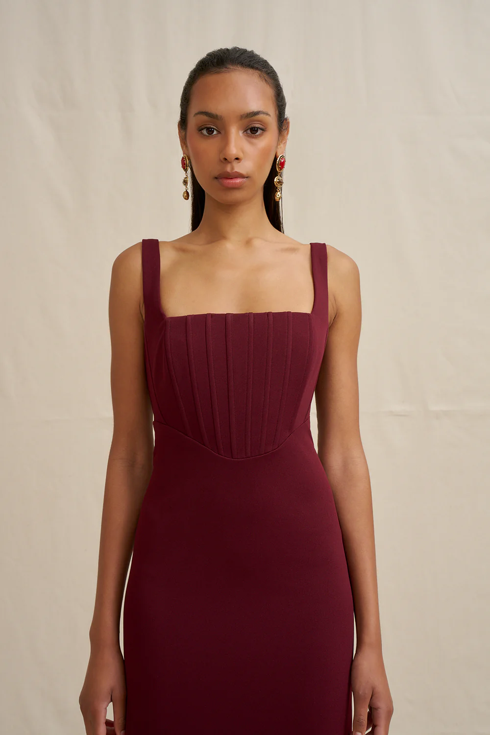 Basia Bodice Midi Dress - Image 2