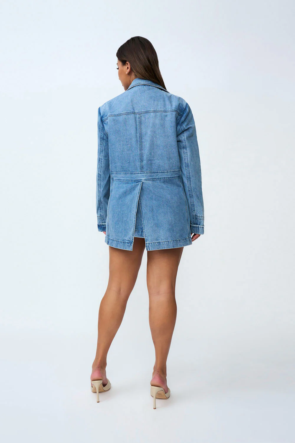 Blue Jean Beauty Blazer | Final Sale - Blue Wash - Image 6