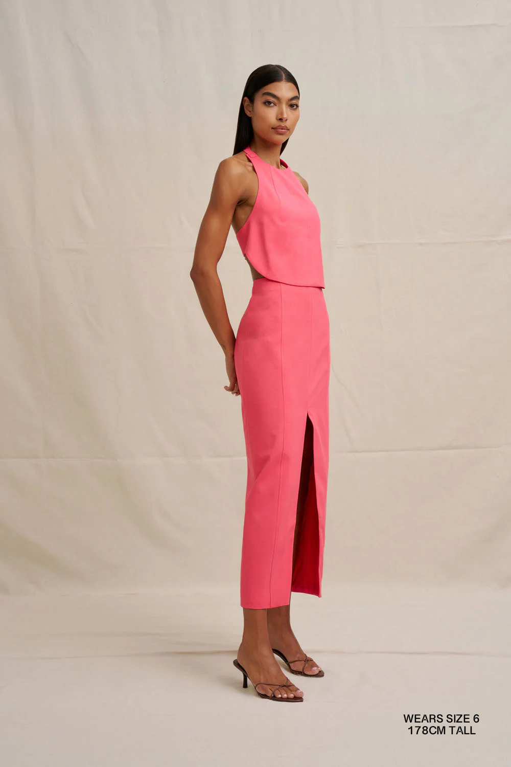 Chloe Shell Top - Coral Pink - Image 4