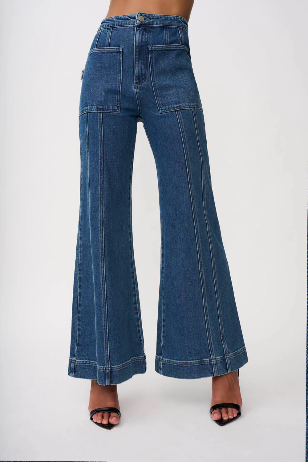 Della Denim Wide Leg Jean | Final Sale - Blue Wash - Image 2