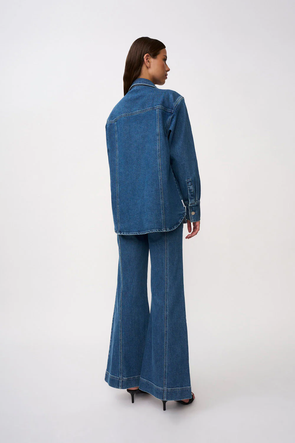Della Denim Wide Leg Jean | Final Sale - Blue Wash - Image 7