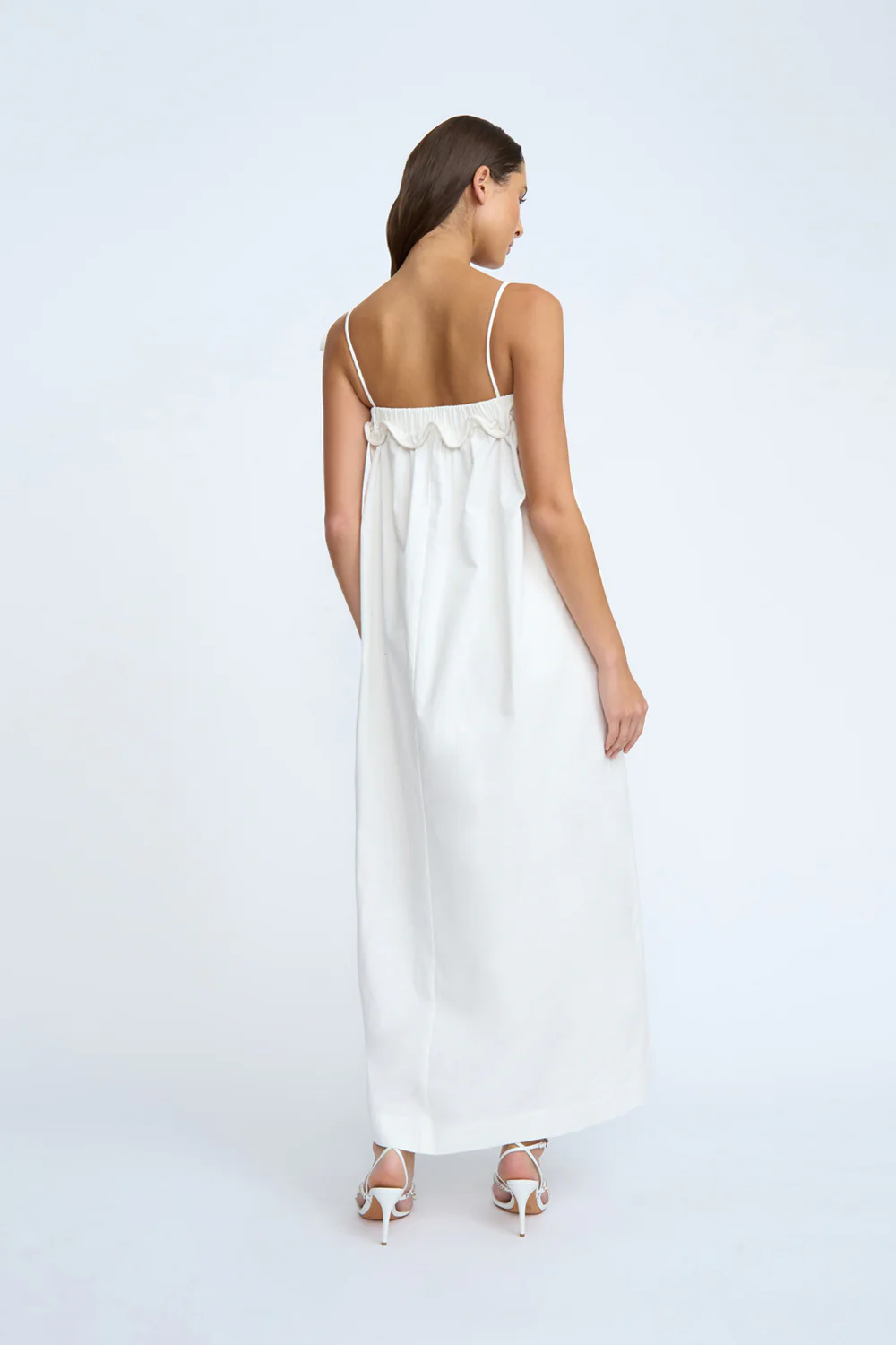 Flora Pipe Sun Dress | Final Sale - Ivory - Image 4