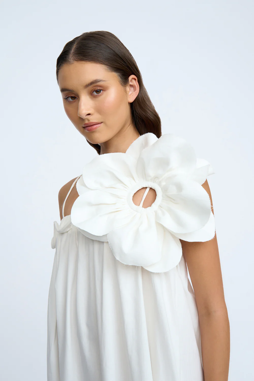 Flora Pipe Sun Dress | Final Sale - Ivory - Image 7