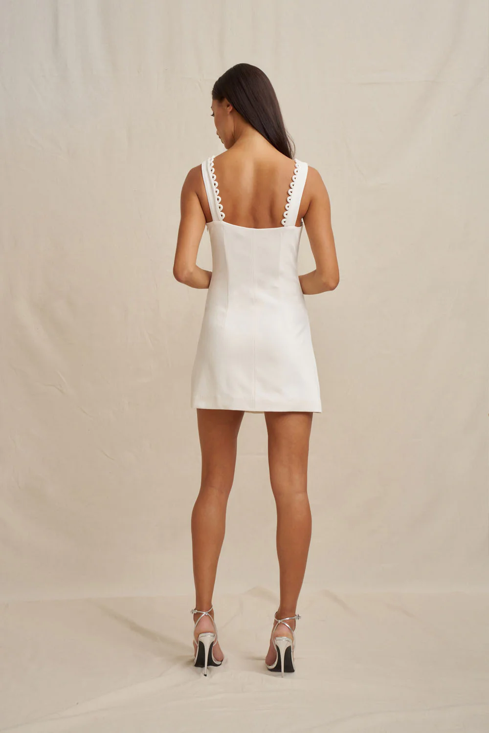 Flower Form Mini Dress - Image 12