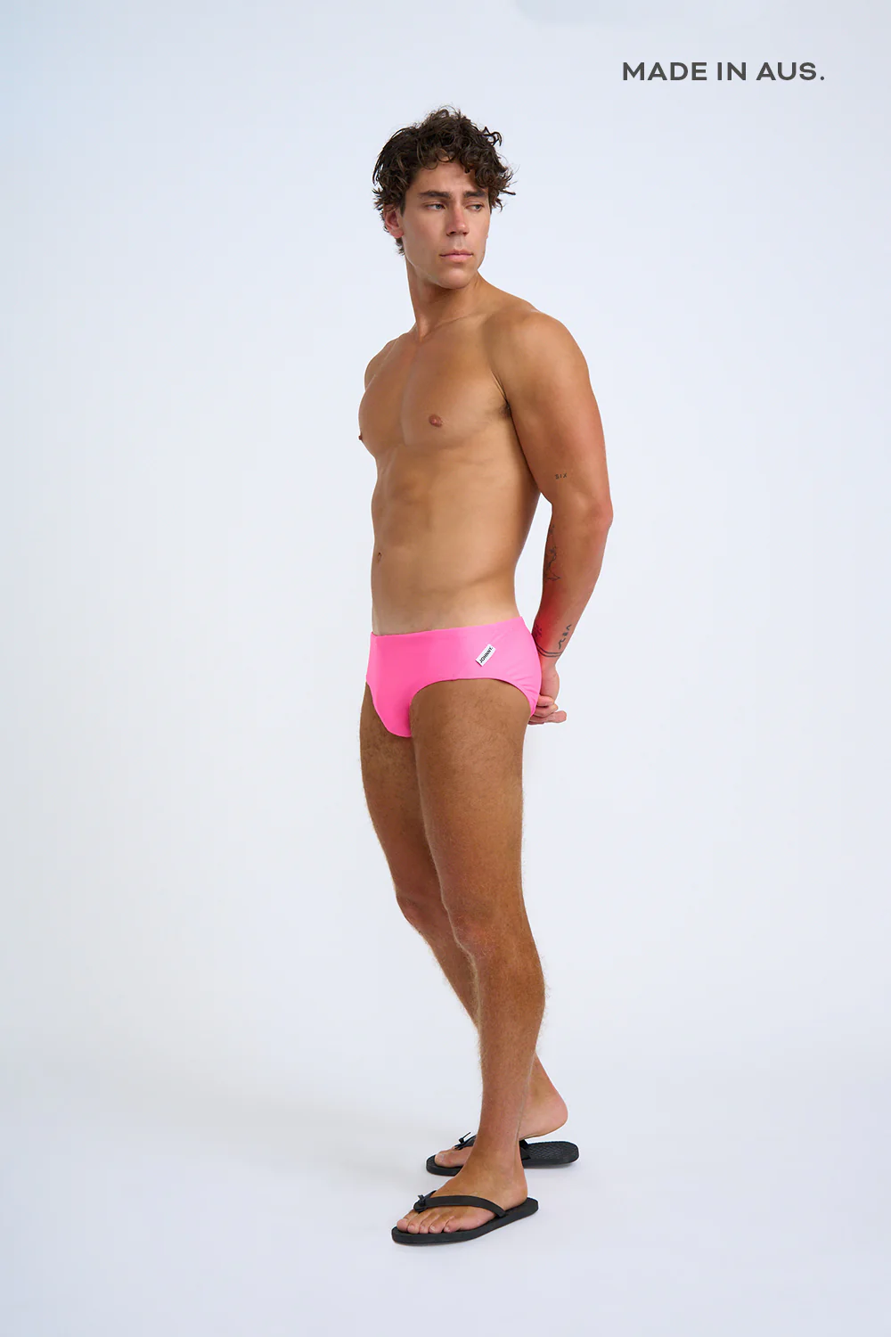 Johnny Swim Brief| Final Sale - Pink - Image 2