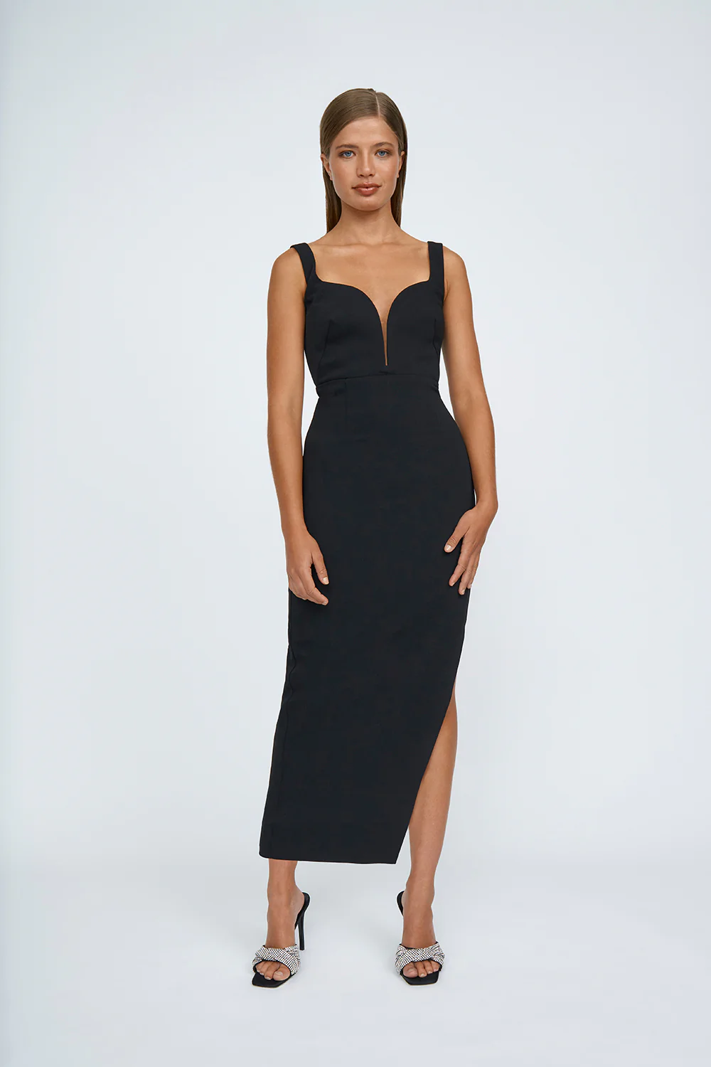 Kimberly Long Line Dress | Final Sale - Black - Image 4