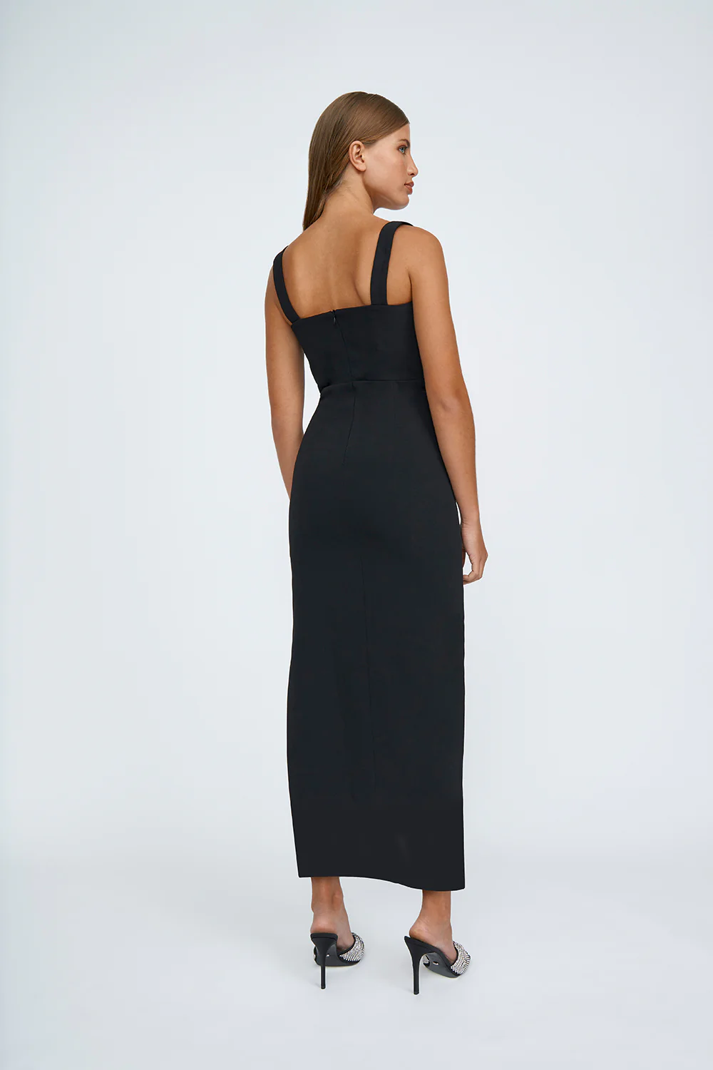 Kimberly Long Line Dress | Final Sale - Black - Image 5