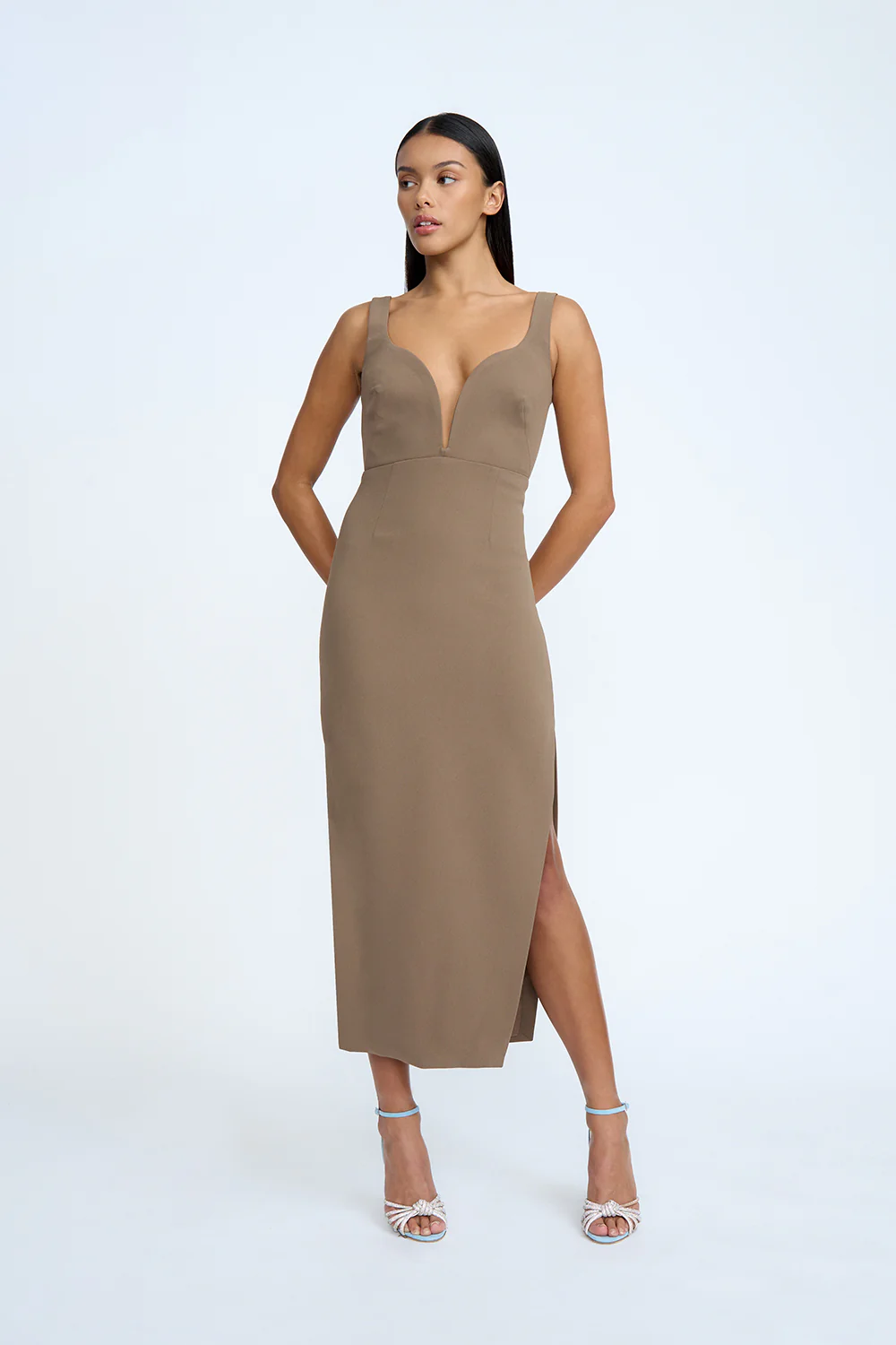 Kimberly Long Line Dress | Final Sale - Mocka - Image 3