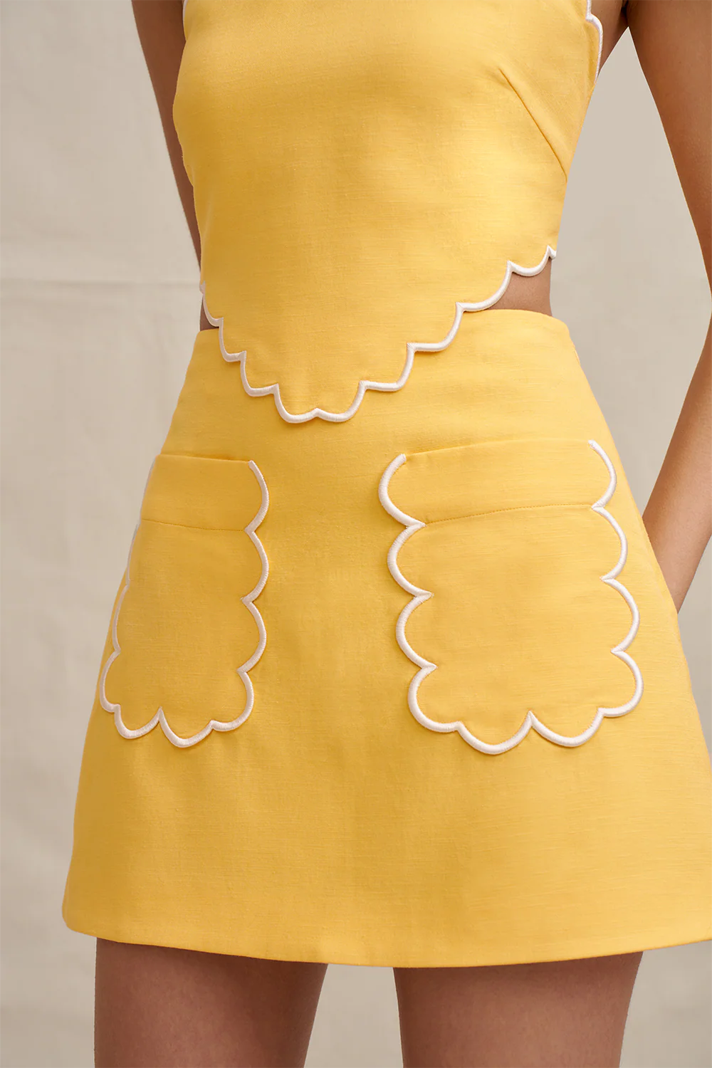 Limoncello Mini Skirt - Image 2