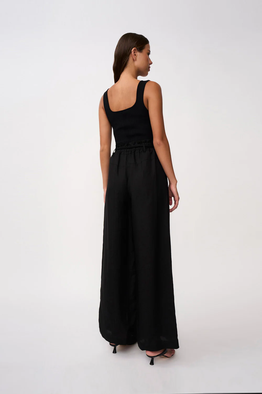 Malaya Linen Pant | Final Sale - Black - Image 4