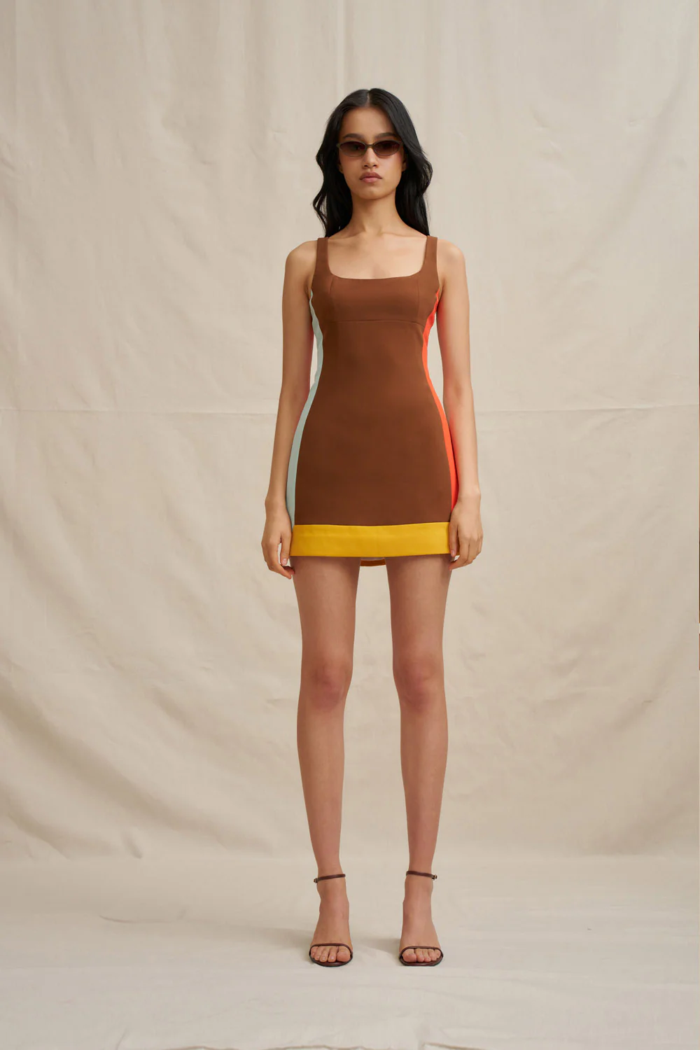 Nadia Block Mini Dress - Image 5
