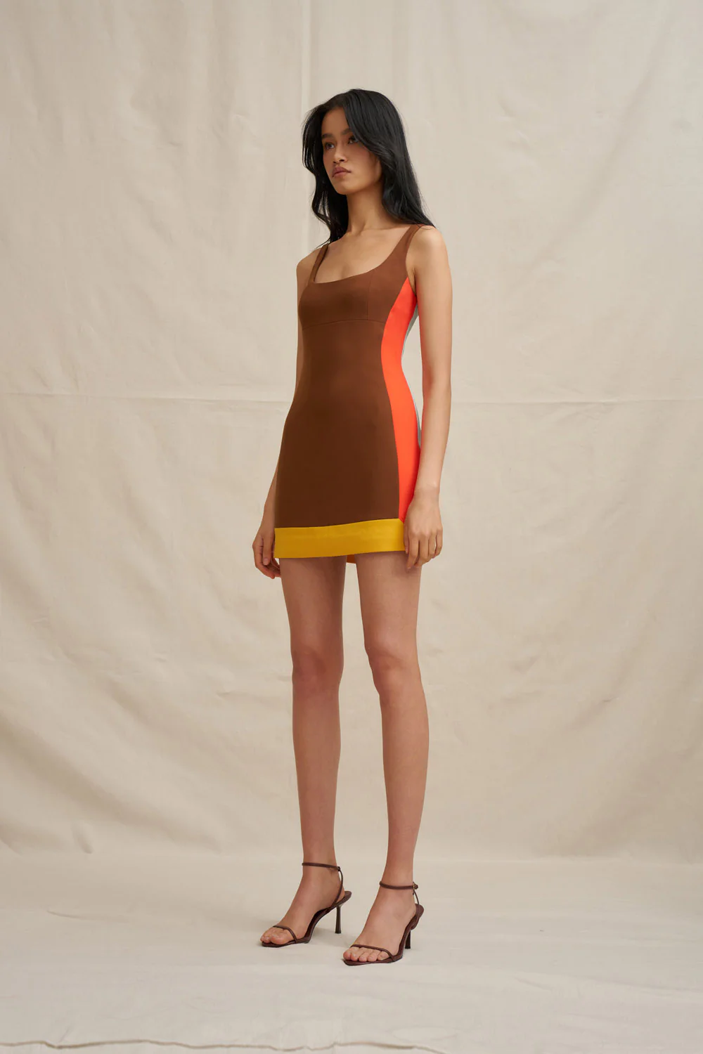 Nadia Block Mini Dress - Image 6
