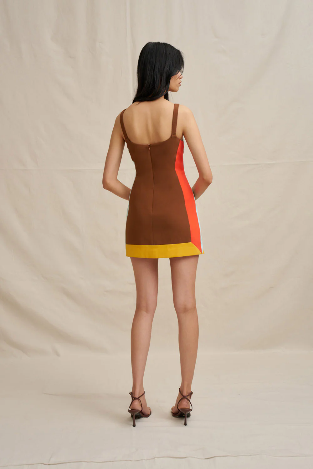 Nadia Block Mini Dress - Image 7