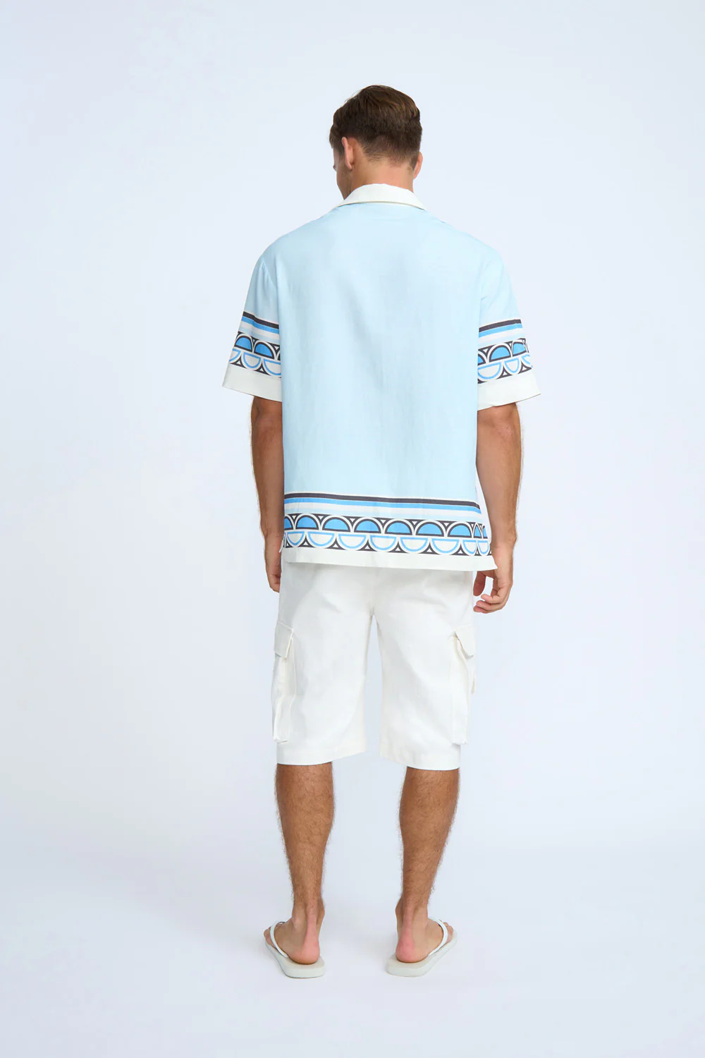 Oceana Holiday Shirt | Final Sale - Blue Multi - Image 4