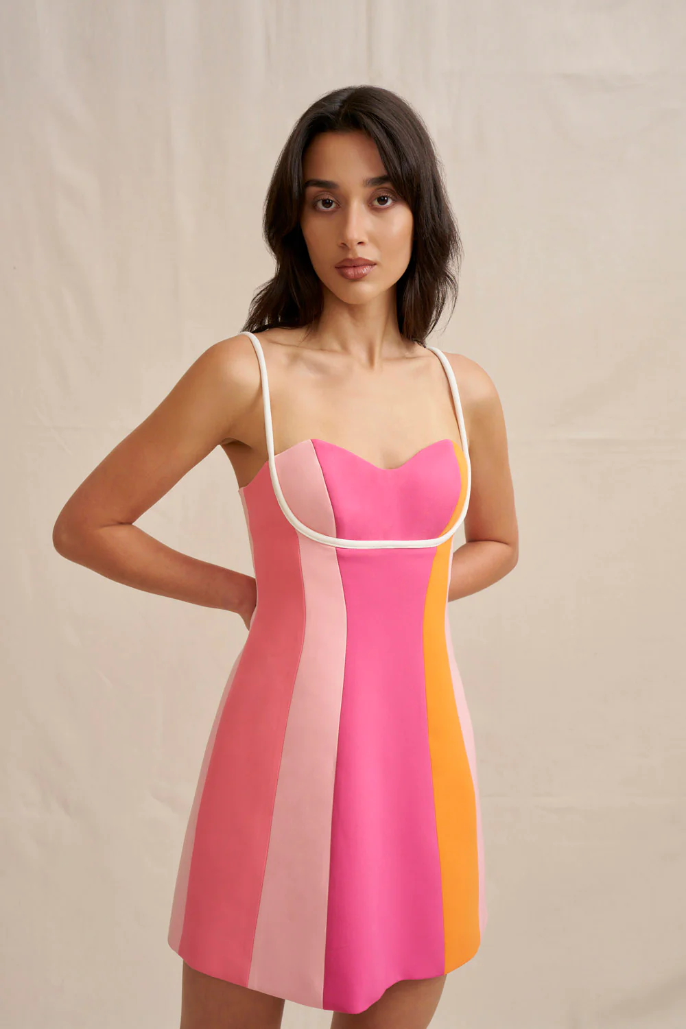 Pink Palette Mini Shift Dress - Pink - Image 3
