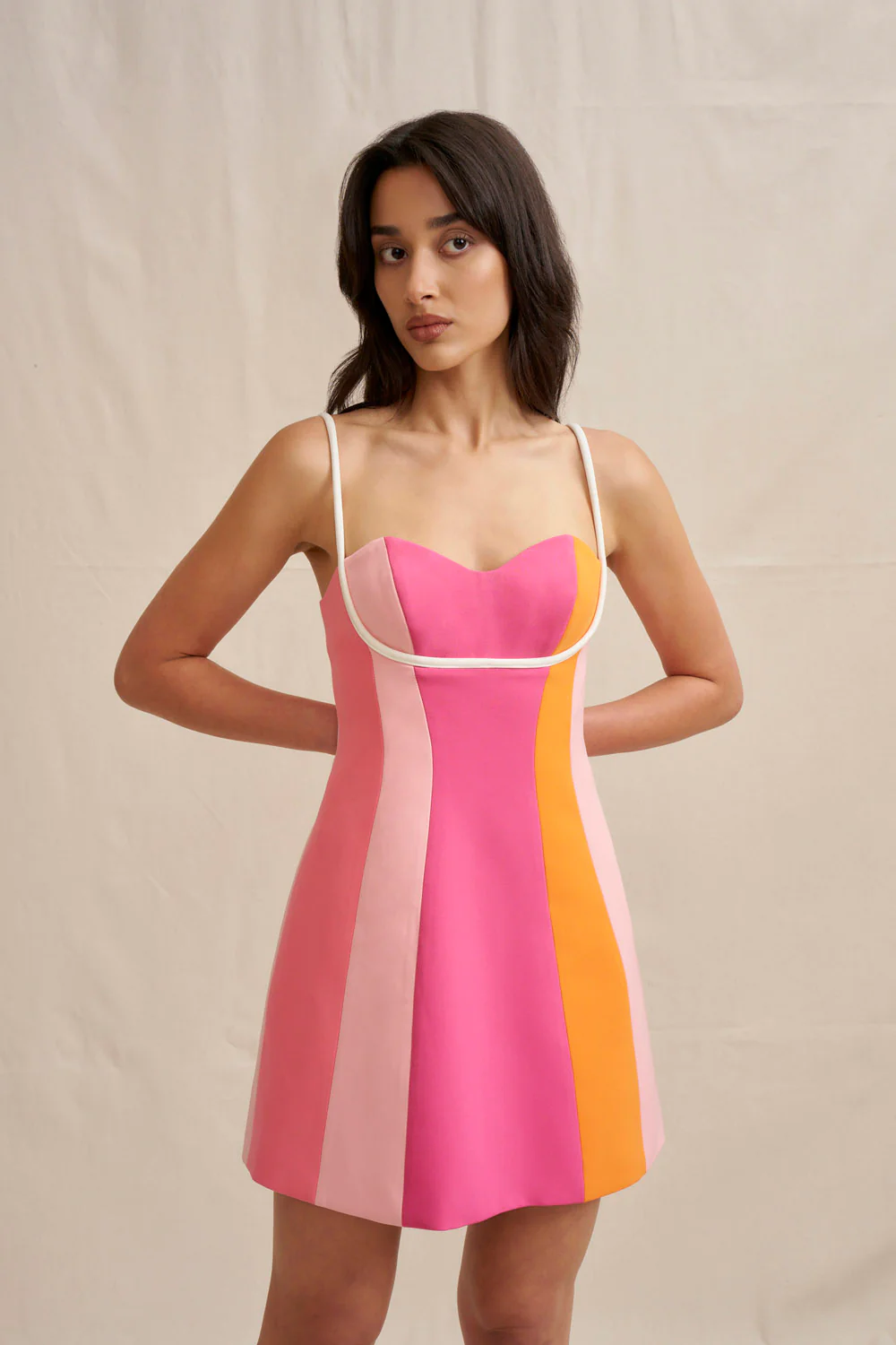 Pink Palette Mini Shift Dress - Pink - Image 8