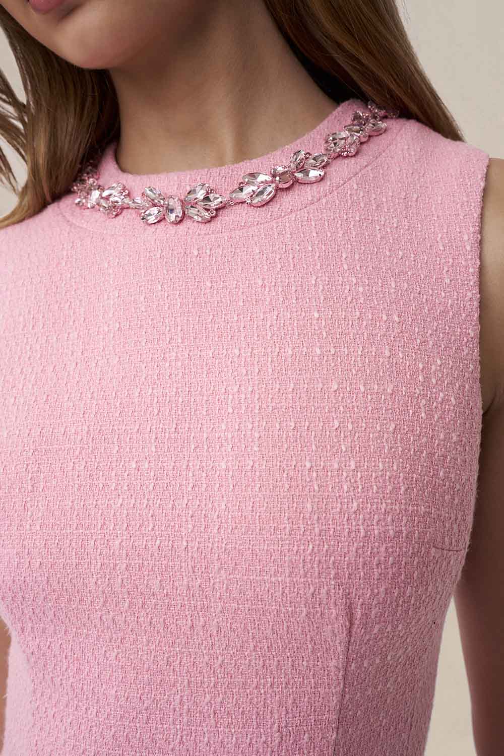 Santina Shift Mini Dress - Pink - Image 2