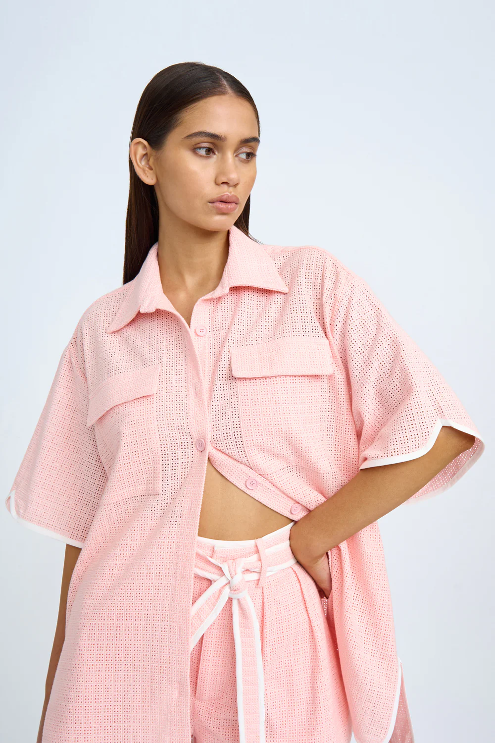 Serena Mini Short | Final Sale - Dusty Pink - Image 6