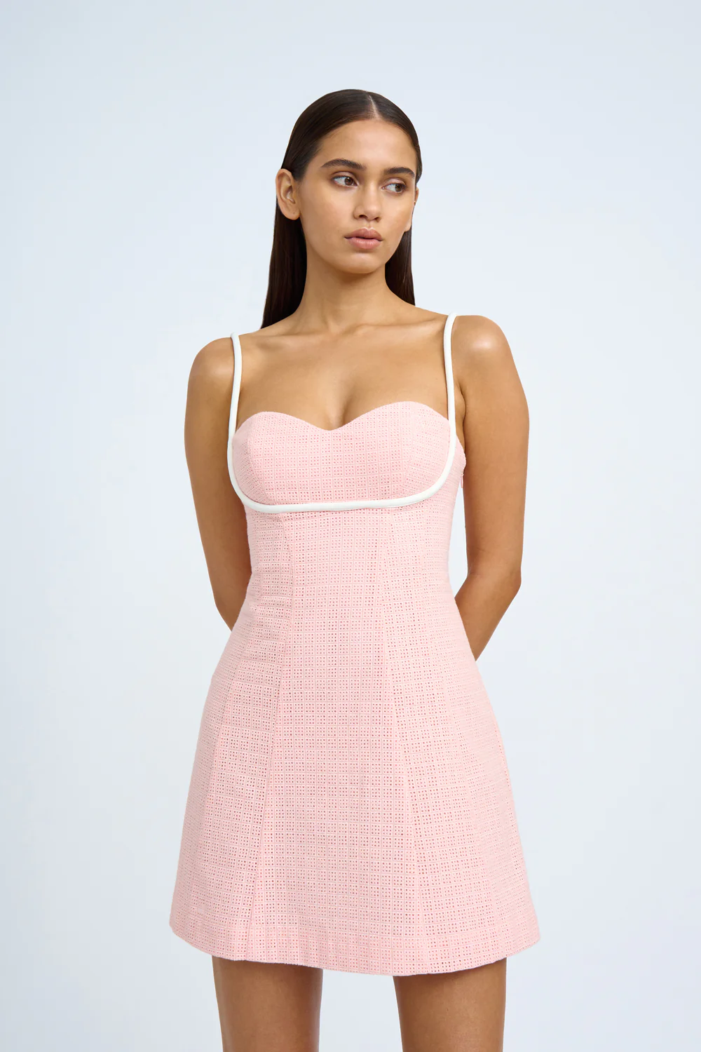 Serena Pipe Mini Dress | Final Sale - Dusty Pink - Image 6