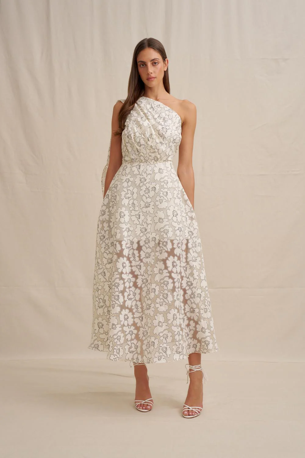 Serephina Floral Ankle Dress