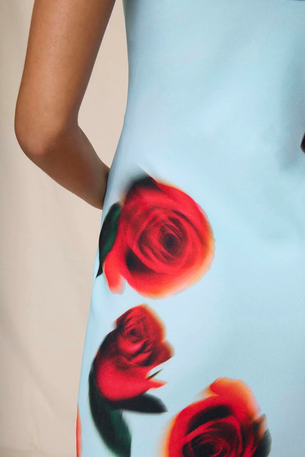 Sky Rose Midi Dress - Image 8