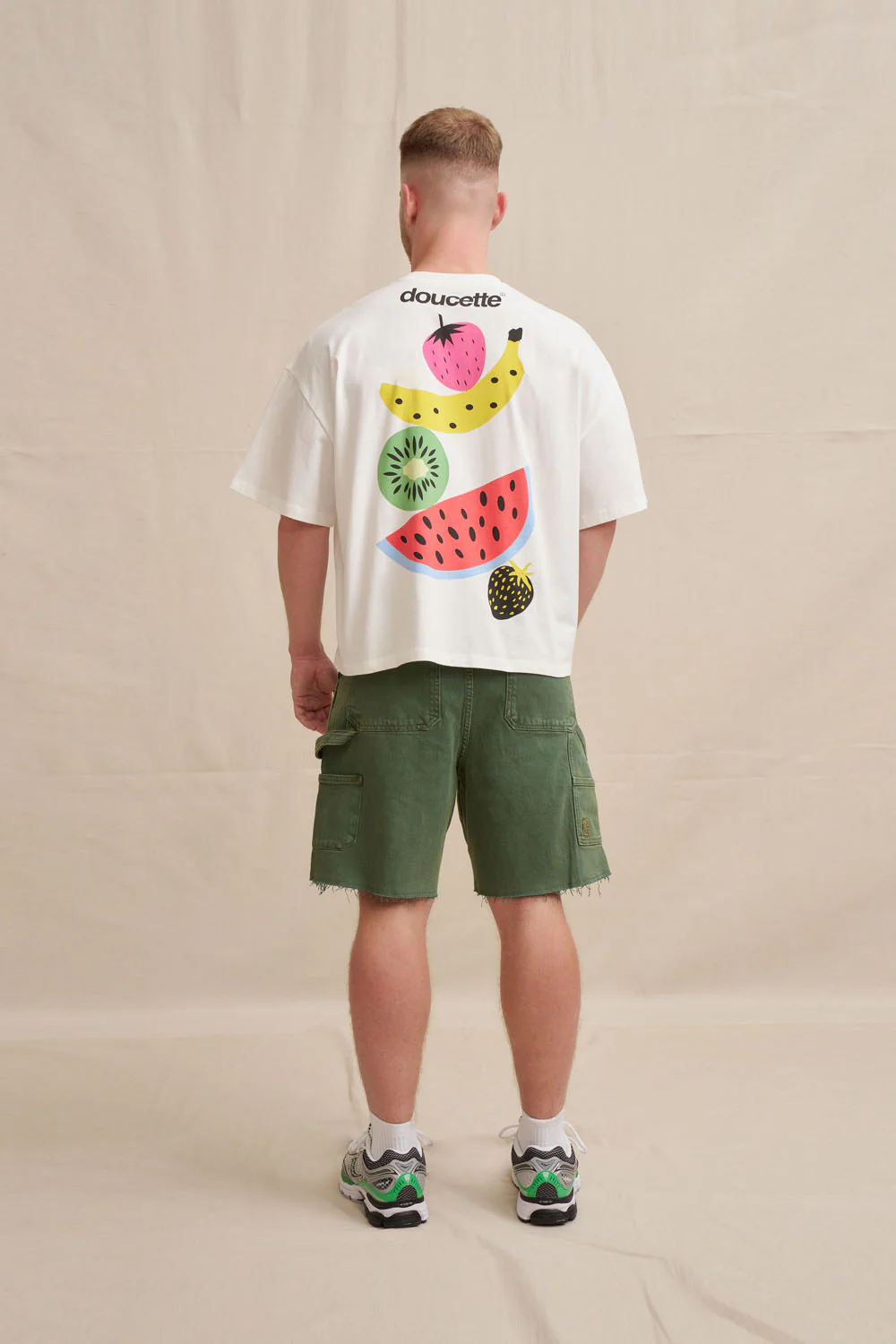 Unisex Stacked Fruit Compact Tee