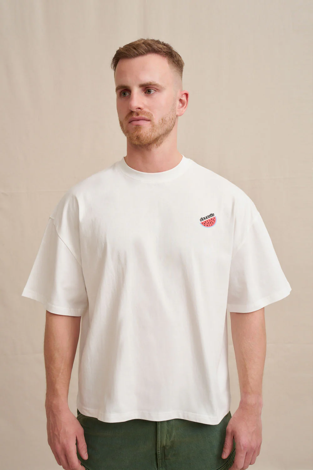 Unisex Stacked Fruit Compact Tee - Image 2
