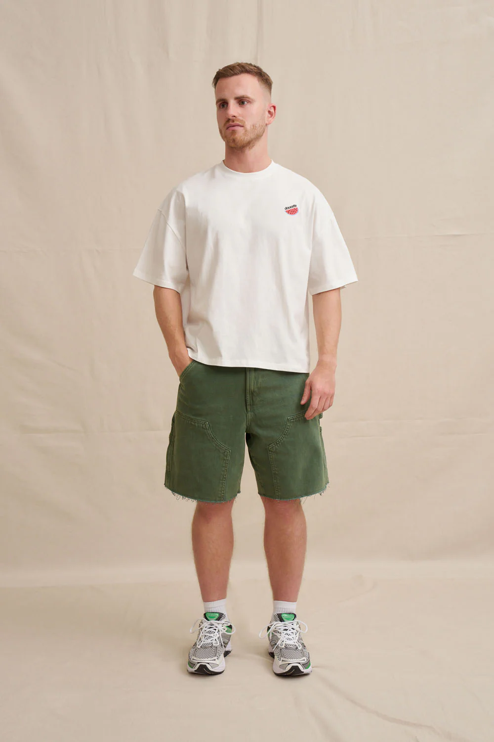 Unisex Stacked Fruit Compact Tee - Image 6