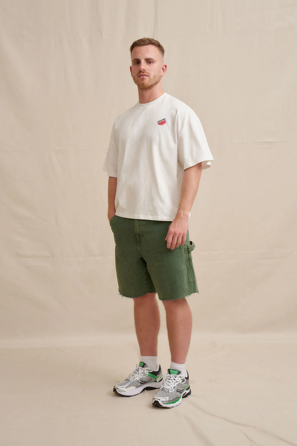 Unisex Stacked Fruit Compact Tee - Image 8