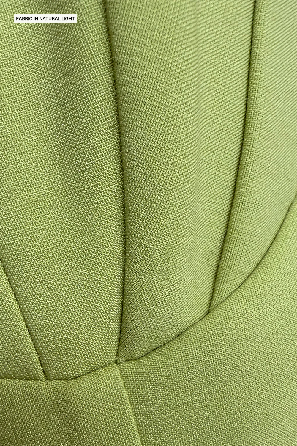 Venus Shell Midi Dress - Pistachio Green - Image 7
