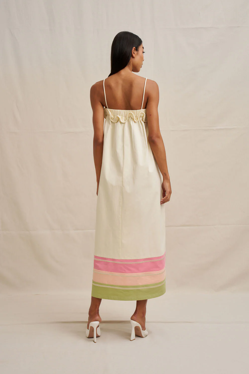 Verona Sun Dress - Ecru - Image 6