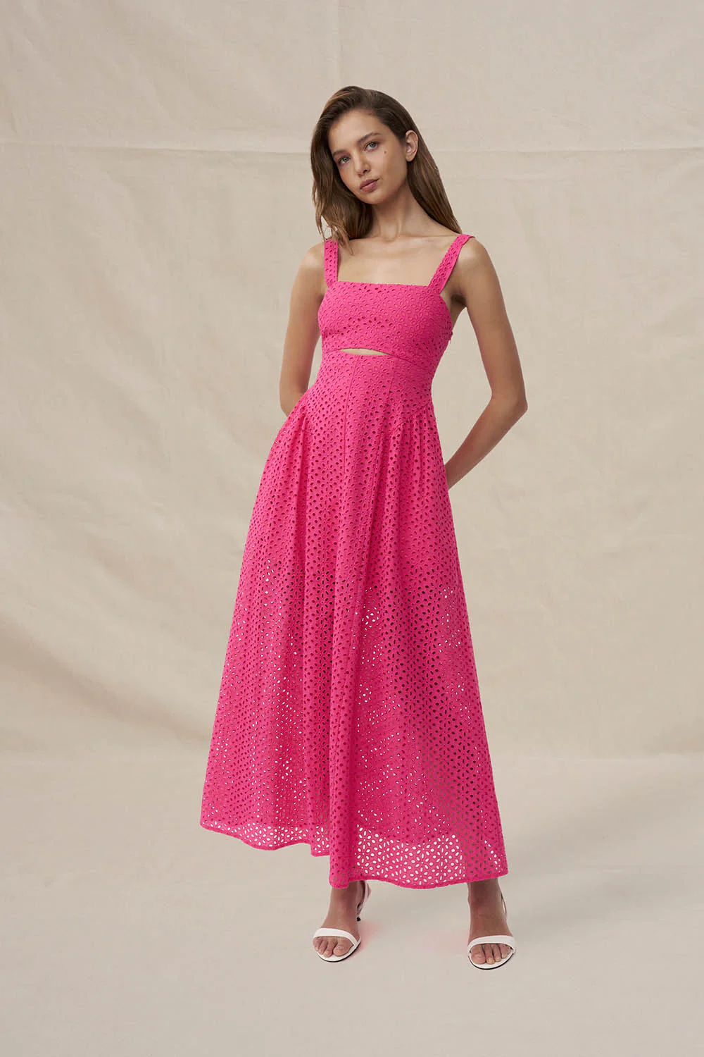 Willow Anglaise Sun Dress - Pink