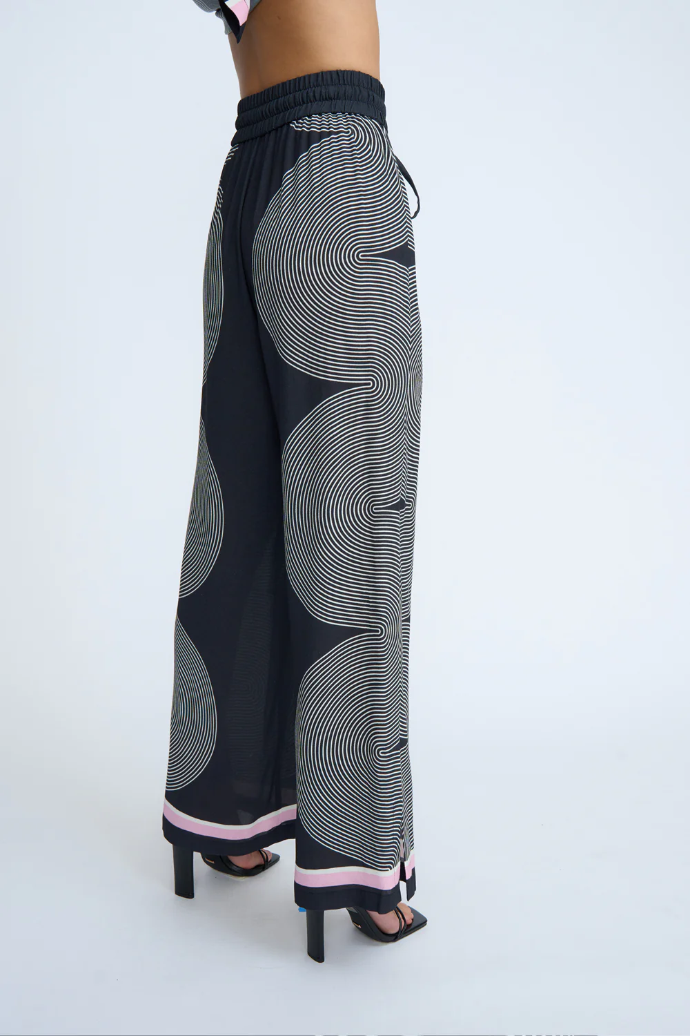 Zen Linear Pant | Final Sale - Black Ivory Pink - Image 3