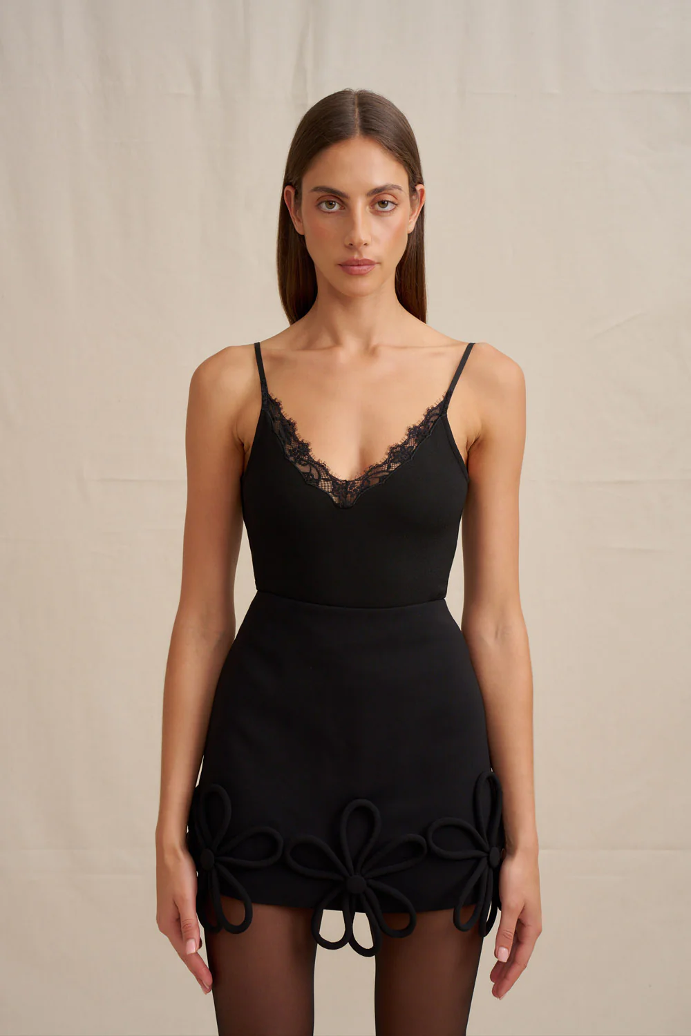 Zinnia Flower Mini Skirt - Image 7